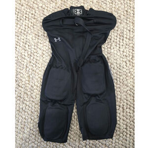 Youth 3XL Under Armour Football Padded pant Black Sport Waist Belt for tightness